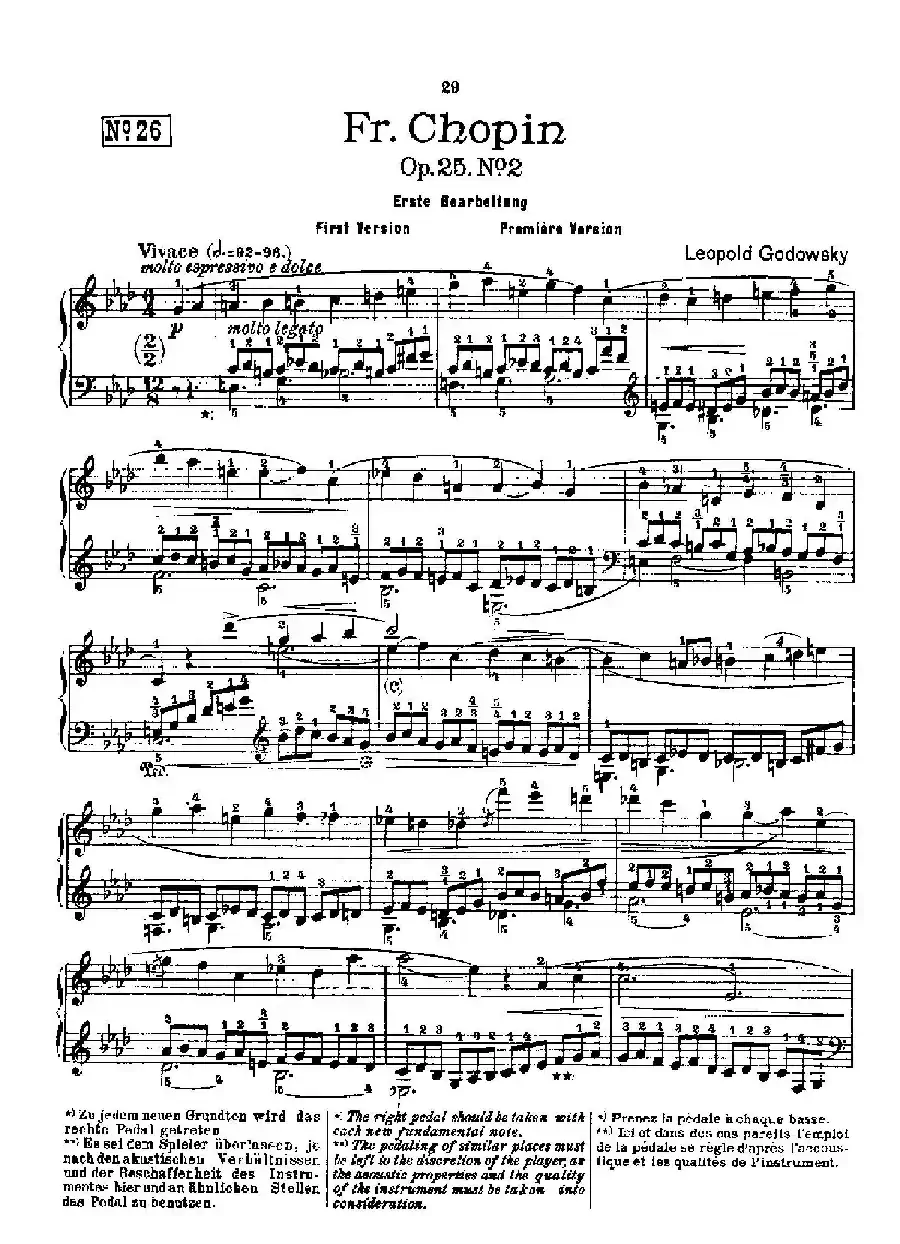 53首以肖邦练习曲为素材而作的练习曲（No.26）