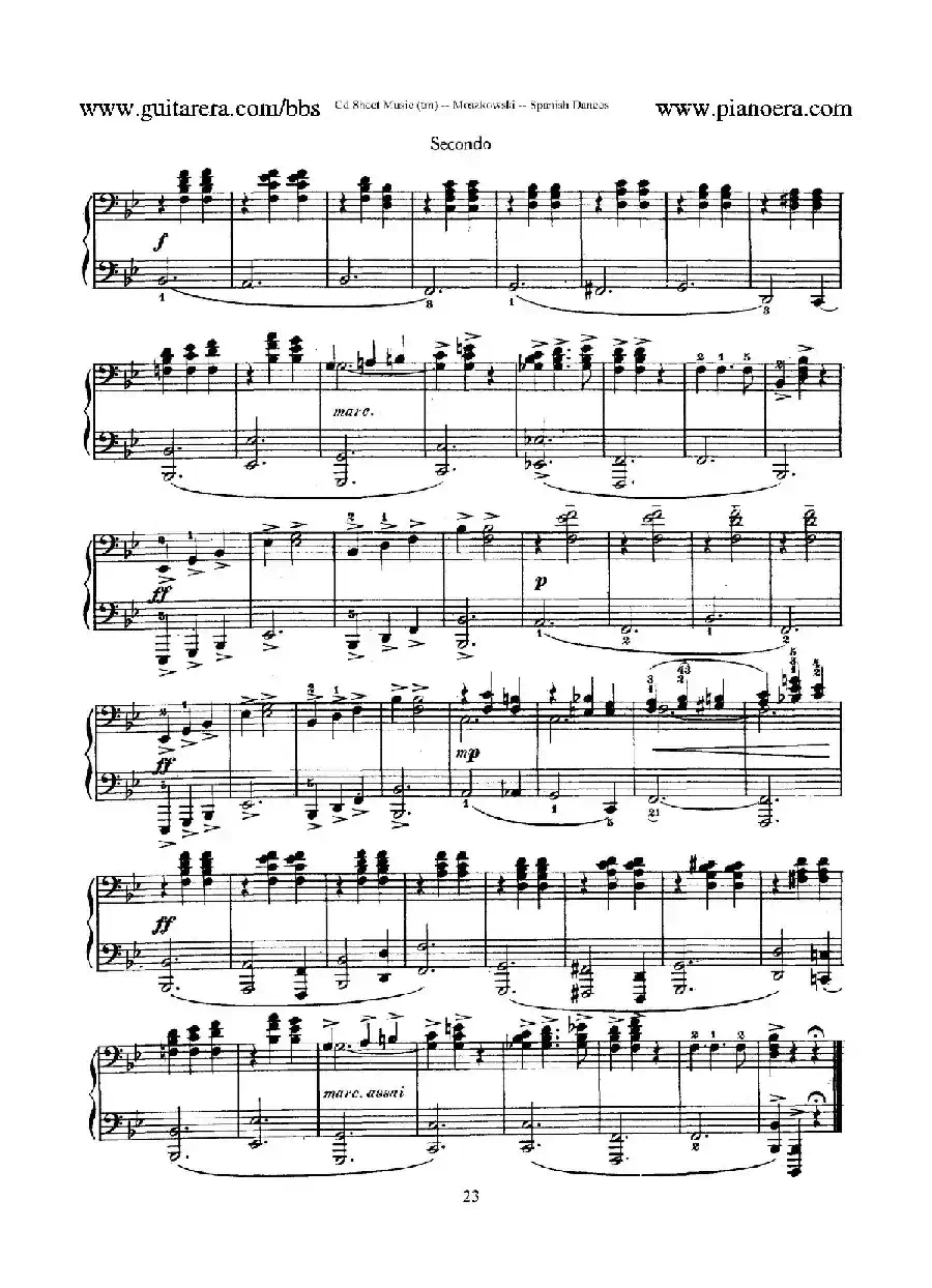 Spanish Dances Op.12（西班牙舞曲·四手联弹版）