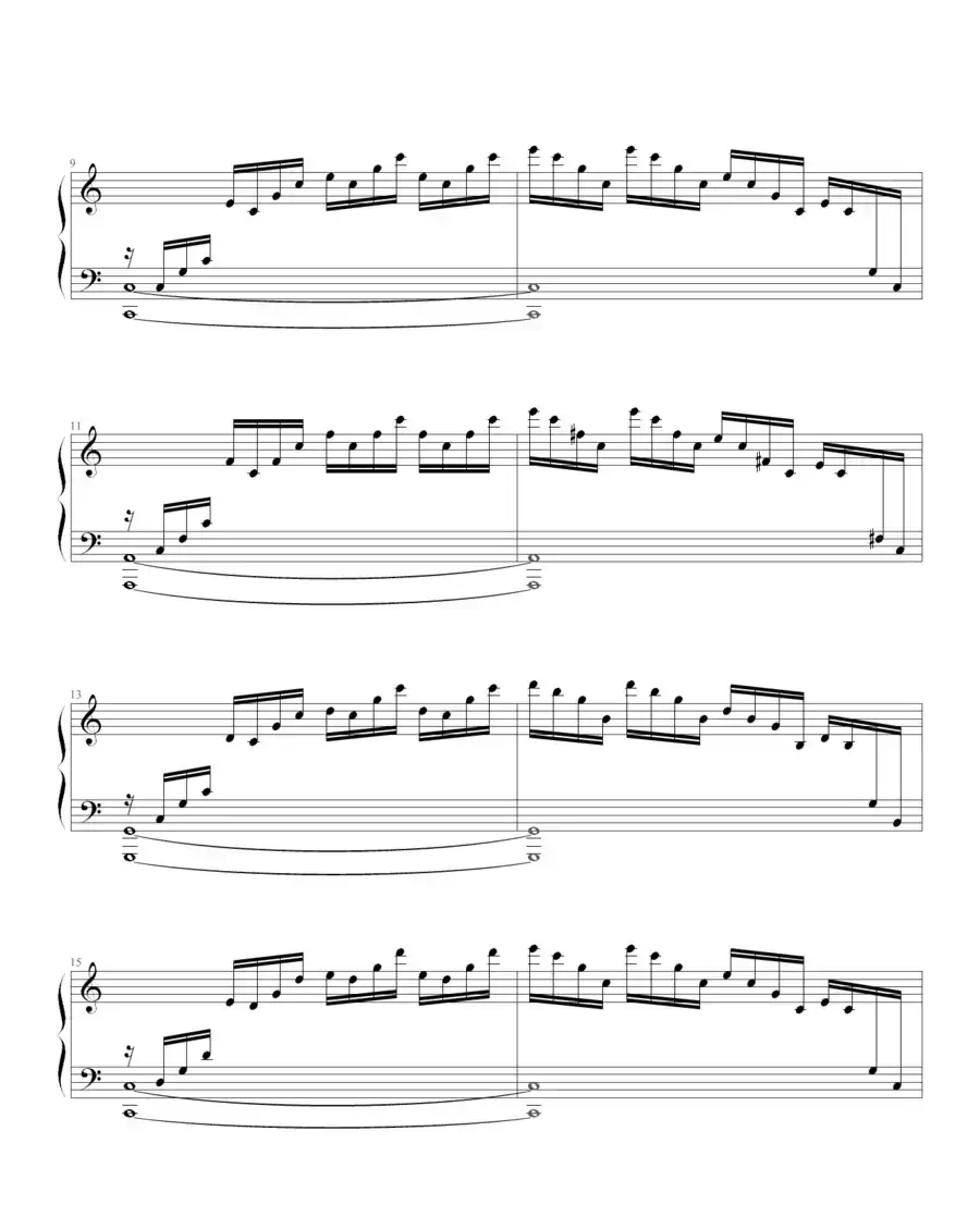 练习曲 Op.10 No.1（ 逃亡圣咏曲）