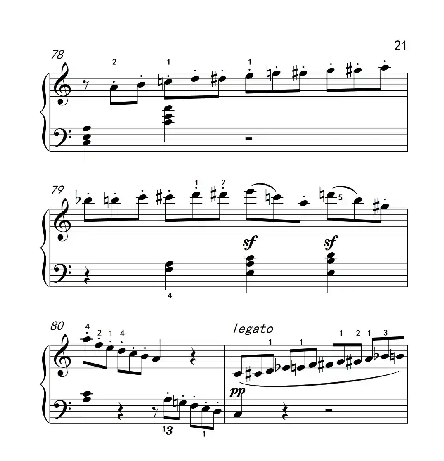 奏鸣曲 Opus 2 Nr.2 第四乐章(贝多芬奏鸣曲集 1)