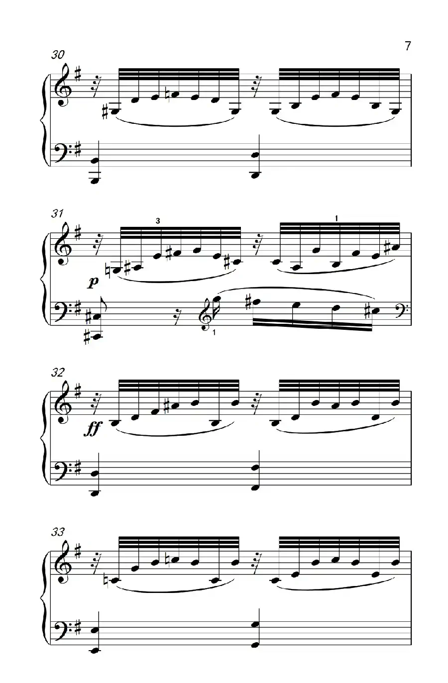 奏鸣曲 Opus 2 Nr.3 第二乐章(贝多芬奏鸣曲集 1)