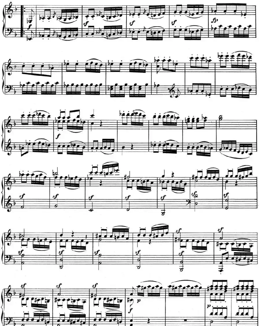 贝多芬钢琴奏鸣曲06 F大调 Op.10 No.2 F major