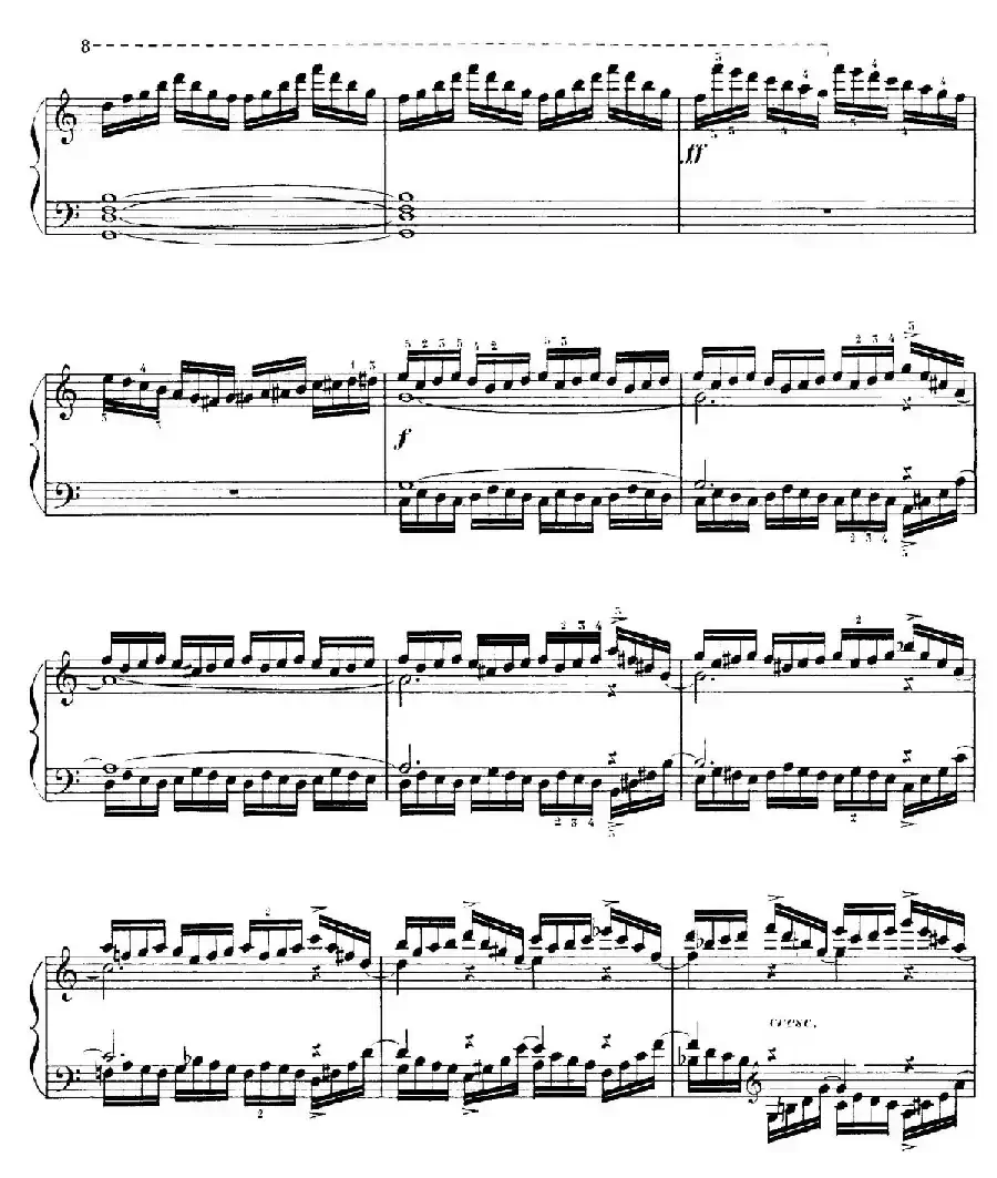 15 Etudes de Vortuosite Op.72（15首辉煌练习曲·10）