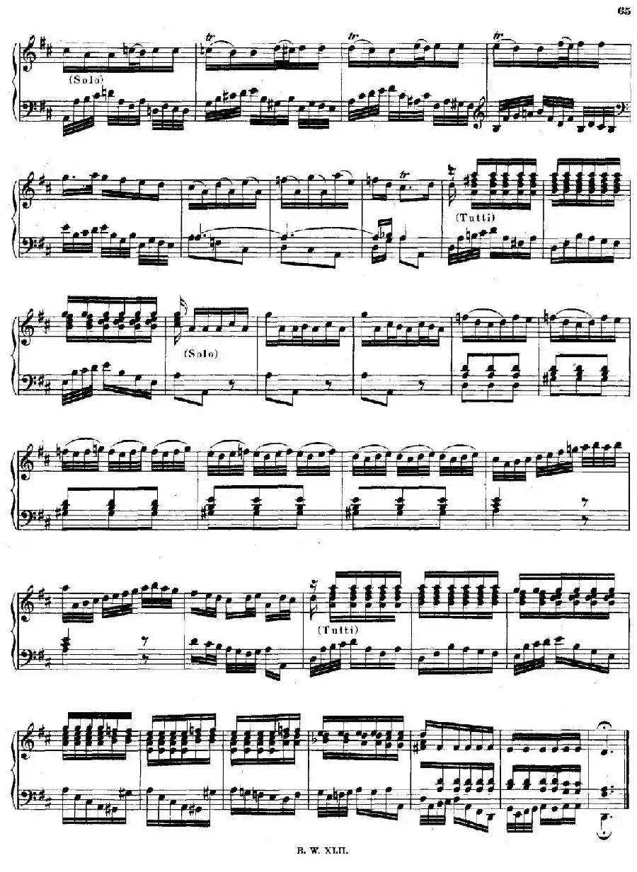 16 Concertos  BWV 972-987（十六首为独奏古钢琴而作的协奏曲）（P1——10）