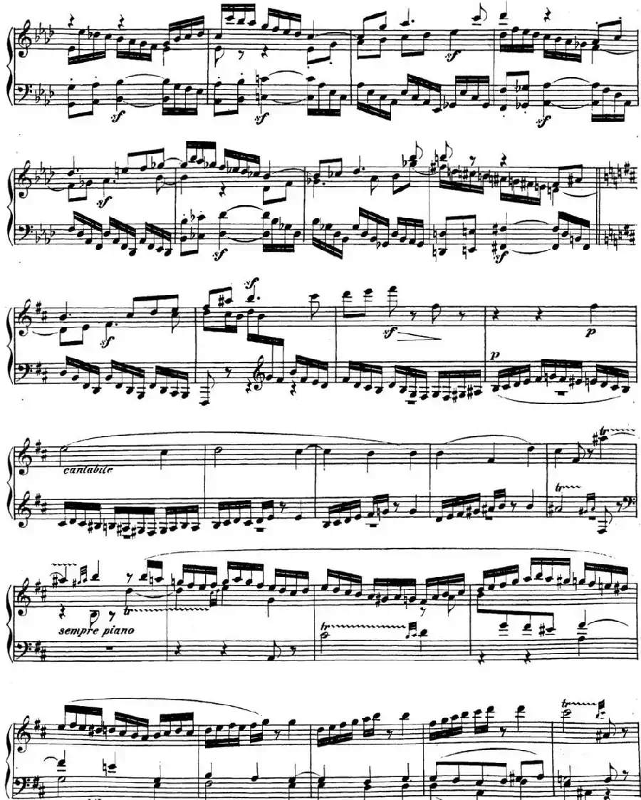 贝多芬钢琴奏鸣曲29 钢琴（锥子键琴）降B大调 Op.106 B-flat major