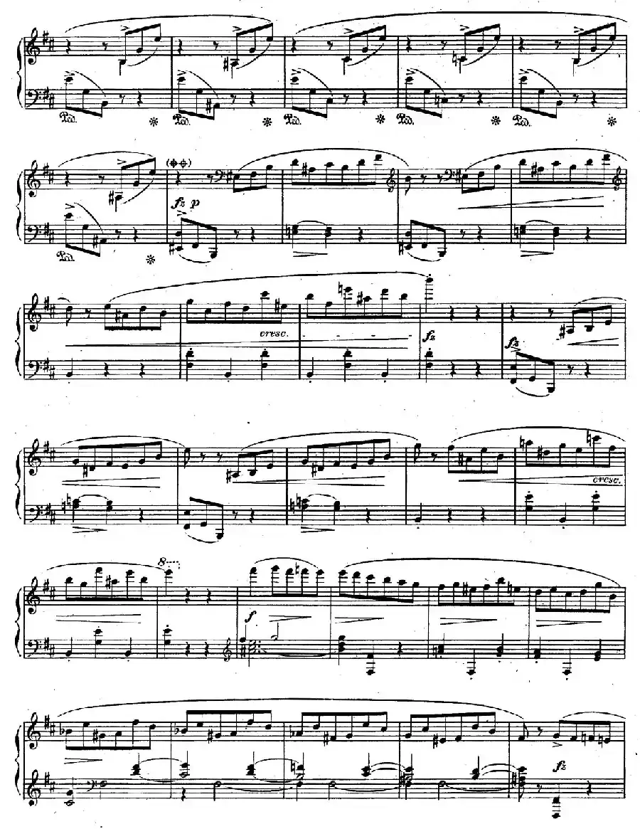 Scherzo No.1 in b Minor Op.20（b小调第一谐谑曲）