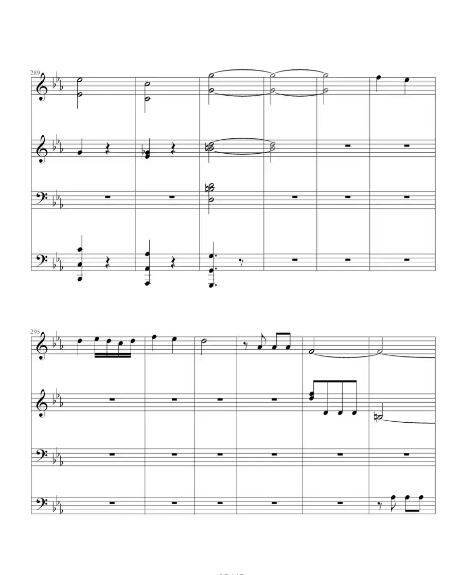 命运交响曲(四手联弹)