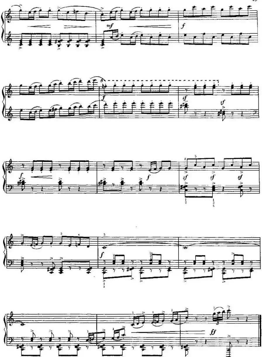 中国钢琴名曲30首：儿童组曲——快乐的节日