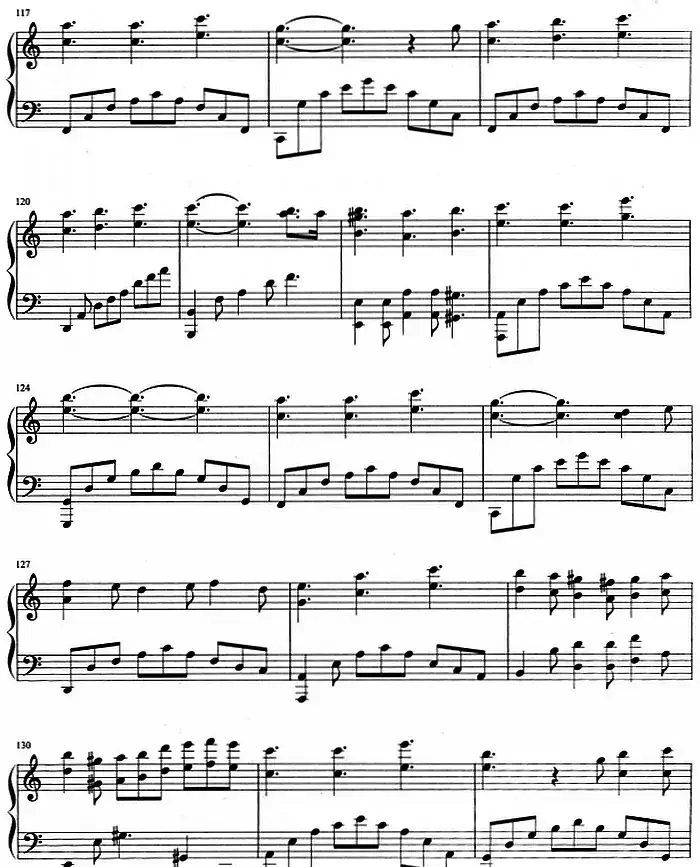 流行歌曲改编的钢琴曲：我的快乐