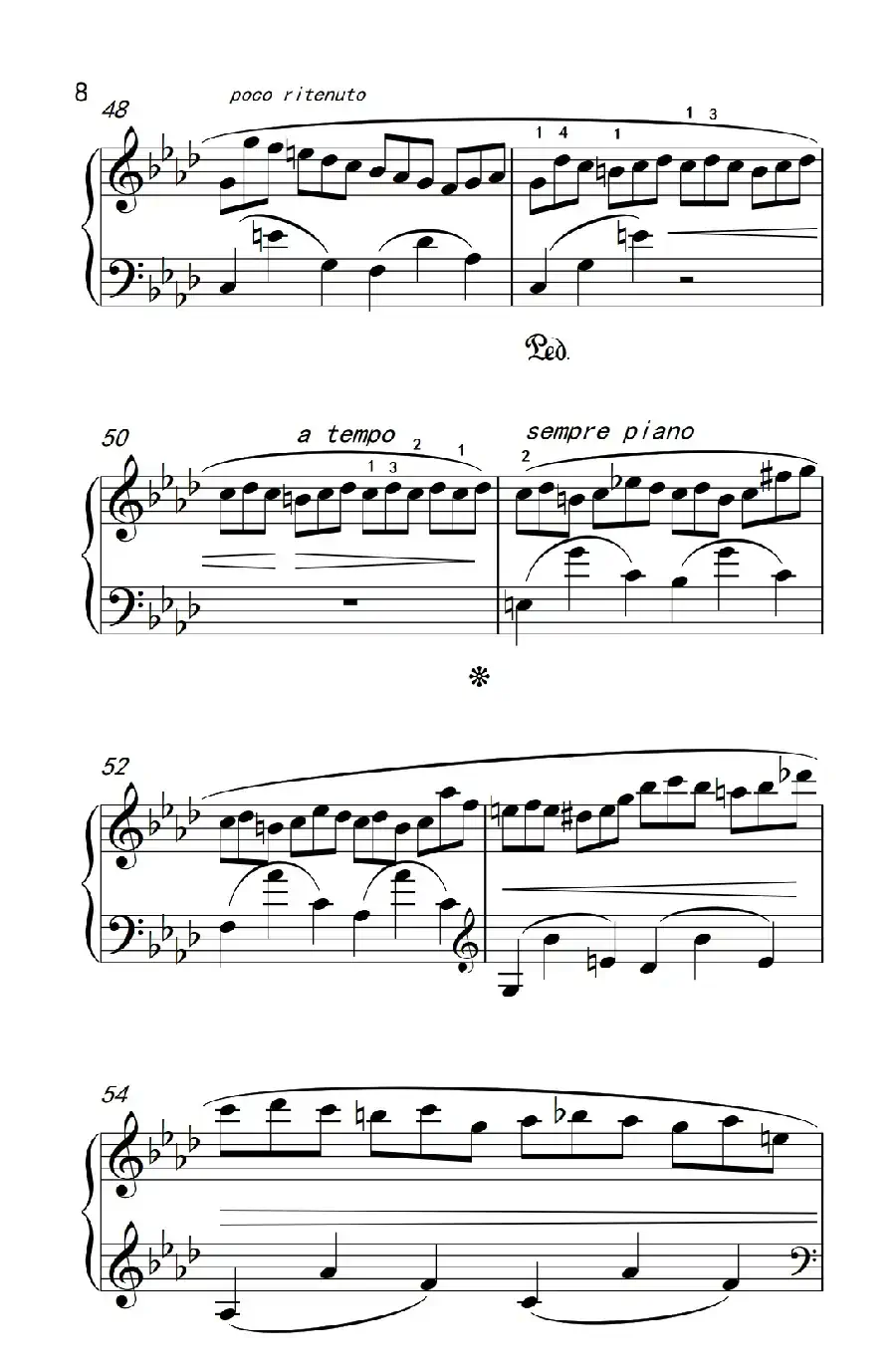 第九级1.练习曲 Op.25 No.2（中央音乐学院 钢琴（业余）考级教程 7-9级）