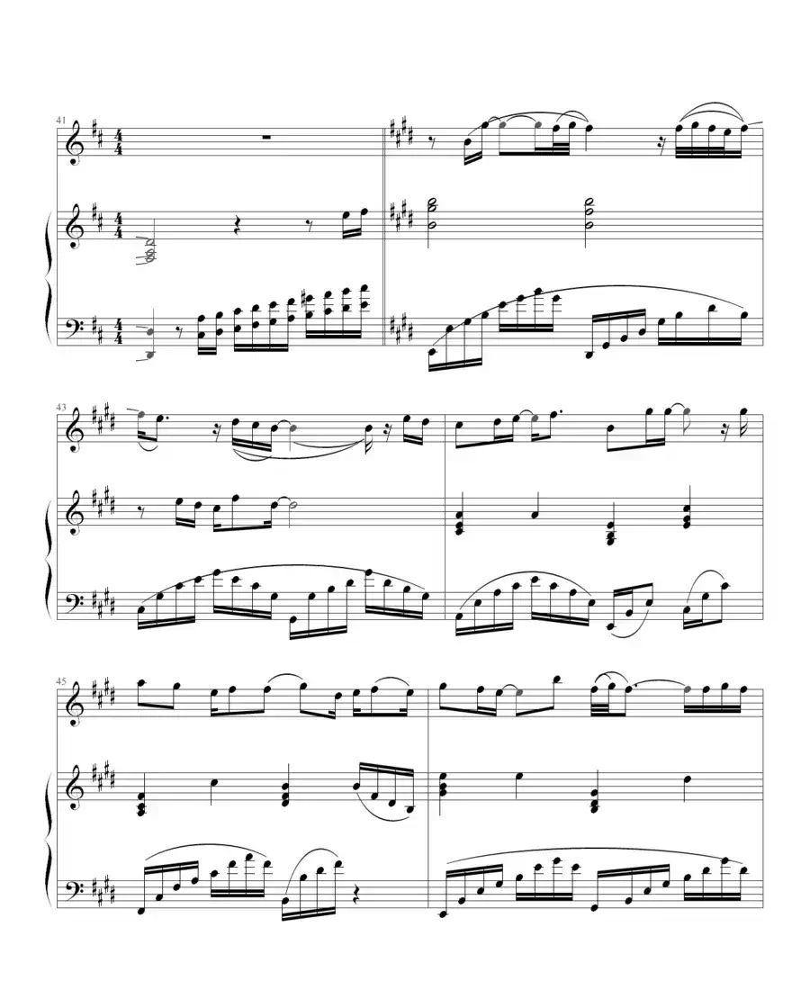 一千年以后（钢琴伴奏谱）