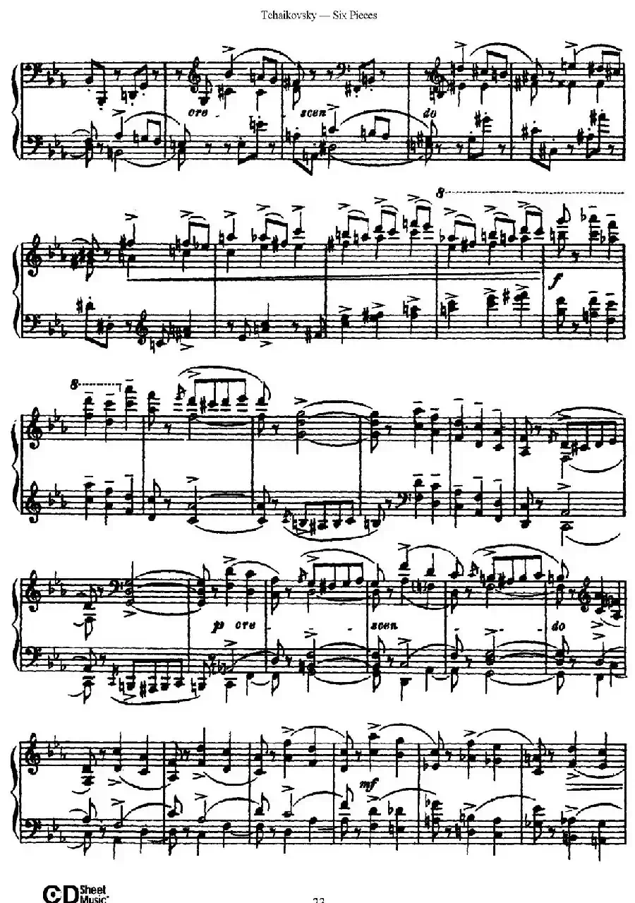 Six Pieces Op.51（6首小品·3）