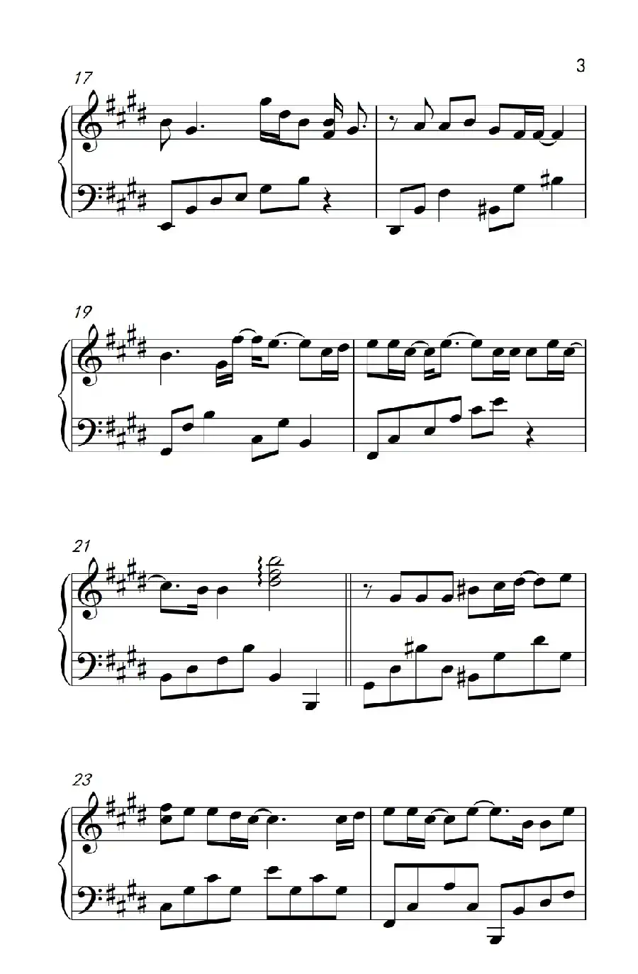 终于等到你（《弹吧音教》制谱版）