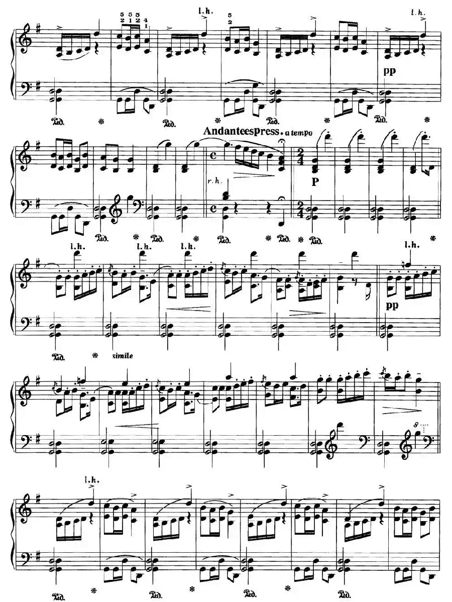 田园（西班牙舞曲第五号）