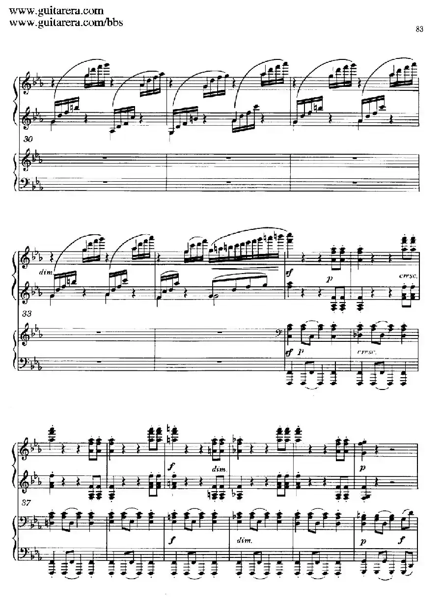 c小调第二钢琴协奏曲 Op.18（双钢琴·第三乐章）
