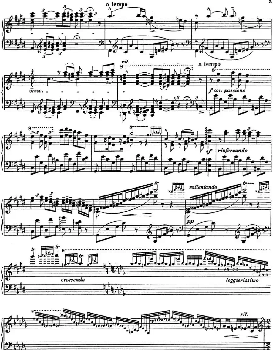 李斯特 匈牙利狂想曲 Hungarian Rhapsodies S.244 No.1