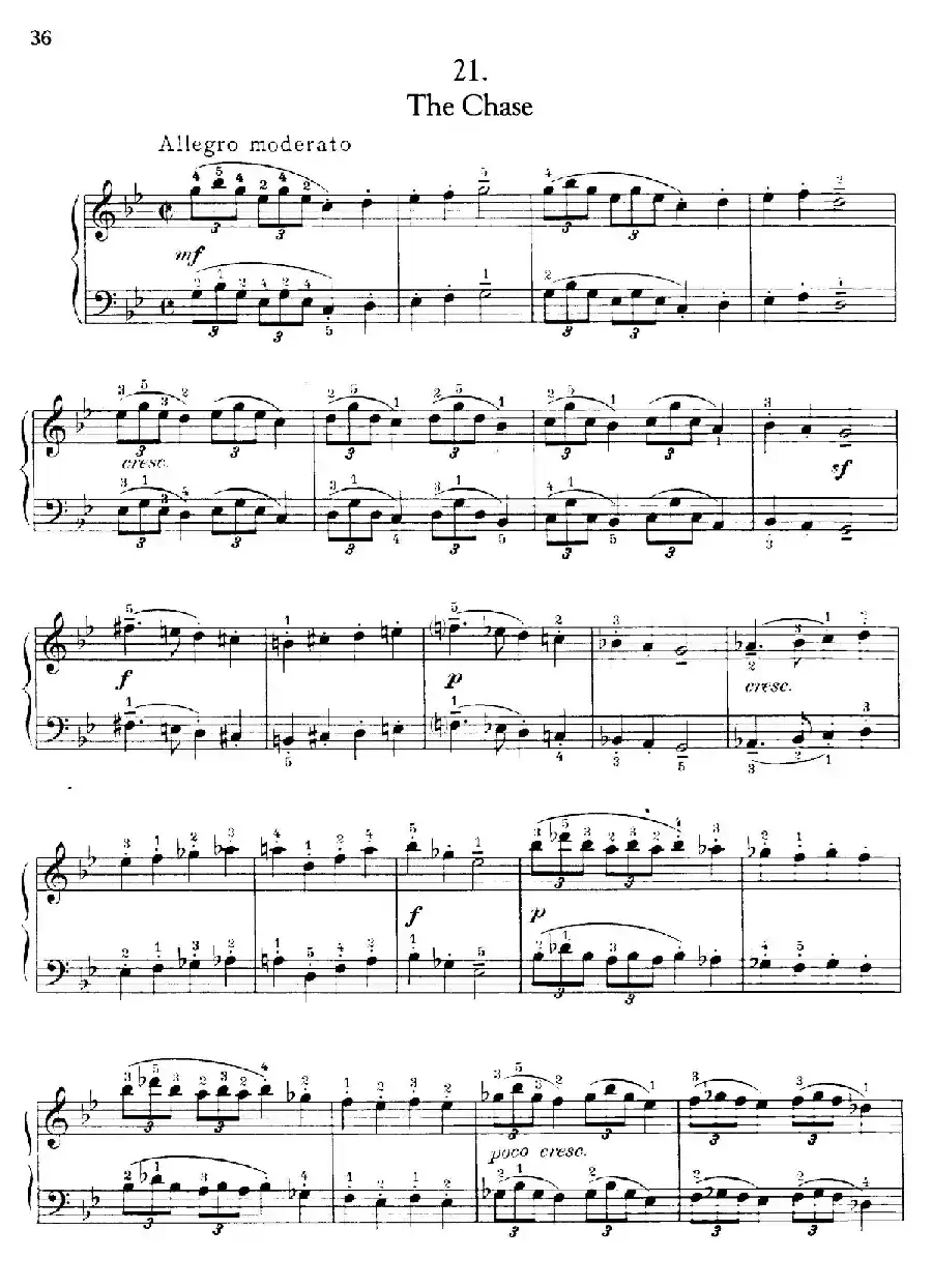Thirty Pieces For Children Op.27（30首儿童钢琴曲 21—25）