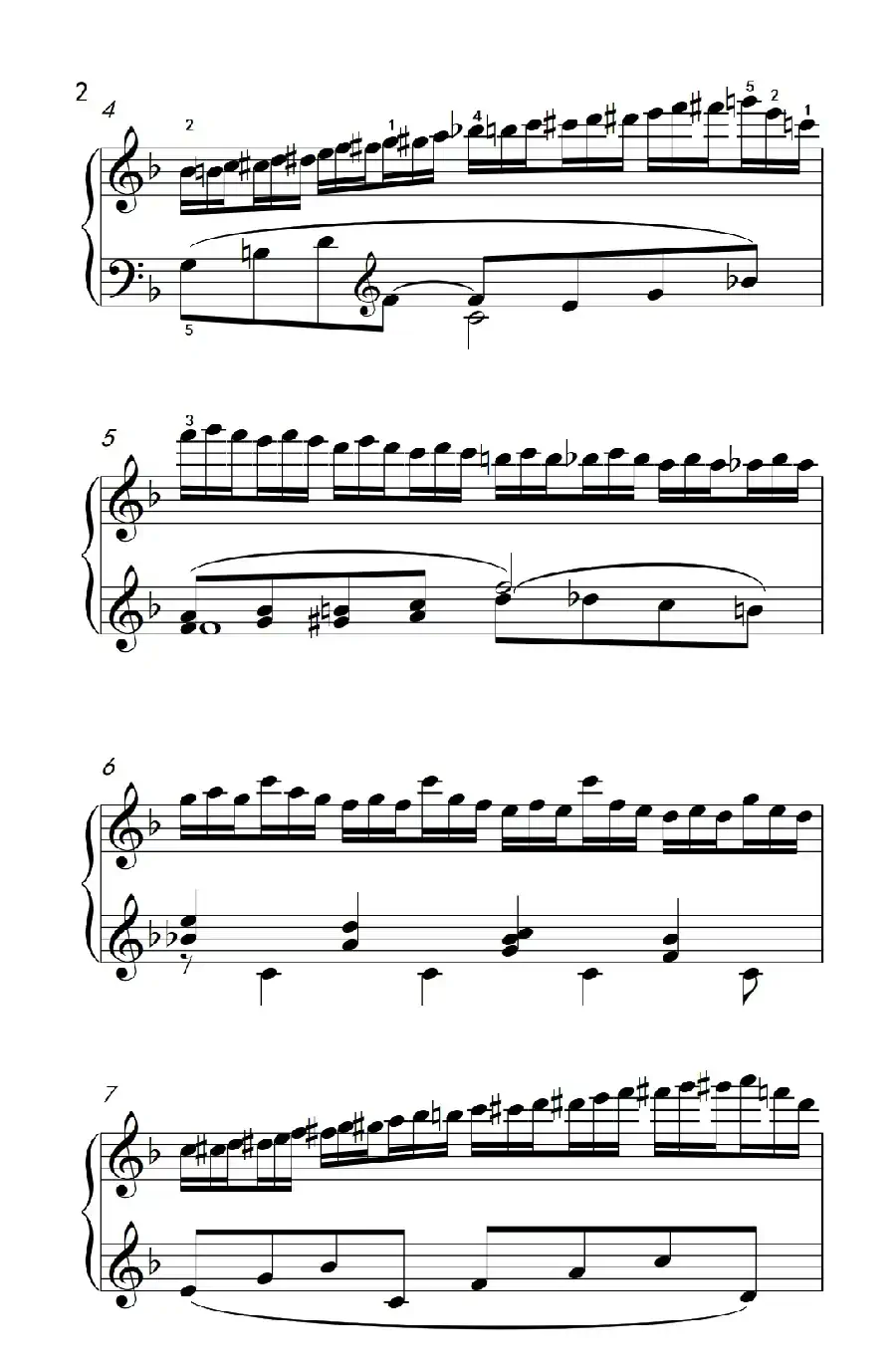 第八级3.练习曲 No.6 （中央音乐学院 钢琴（业余）考级教程 7-9级）