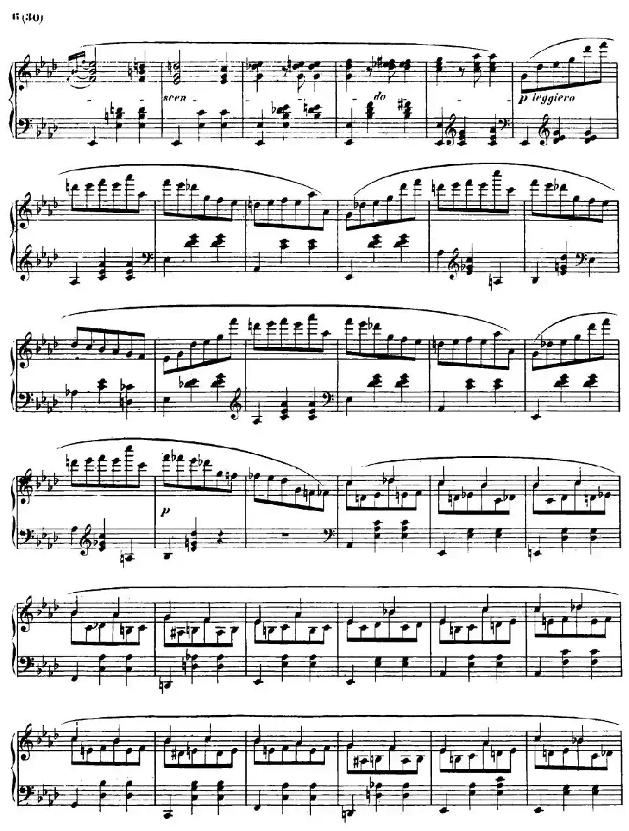 降A大调圆舞曲Op.42