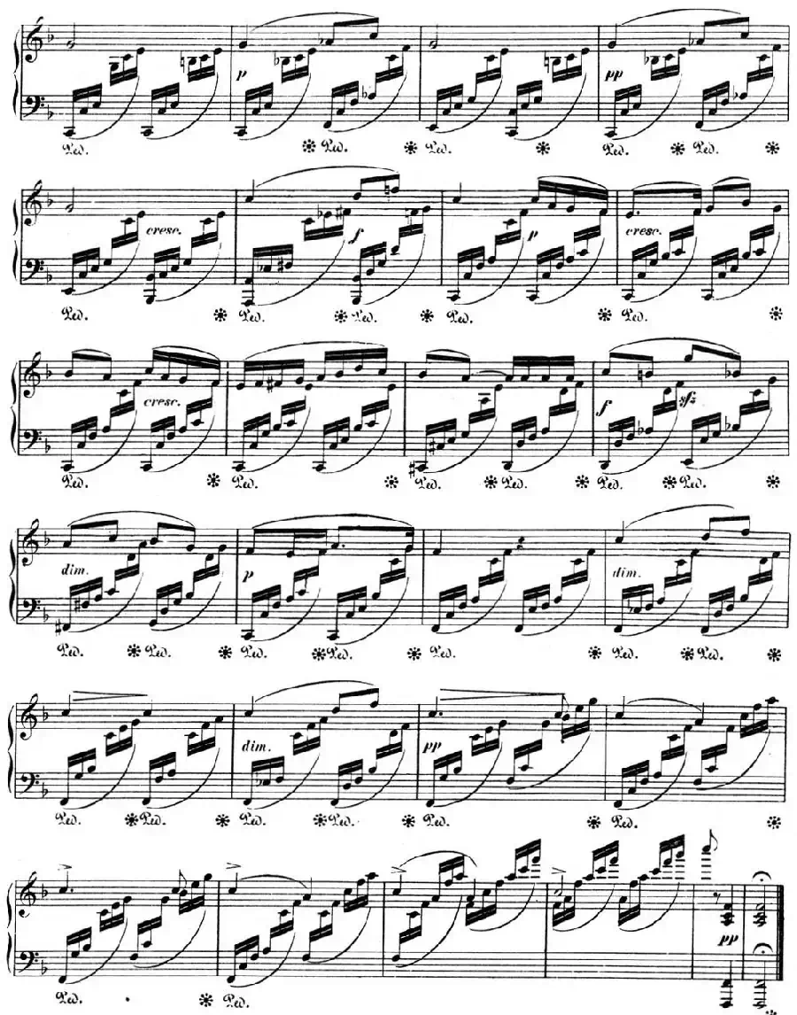 门德尔松无词歌Op.85（NO.1）