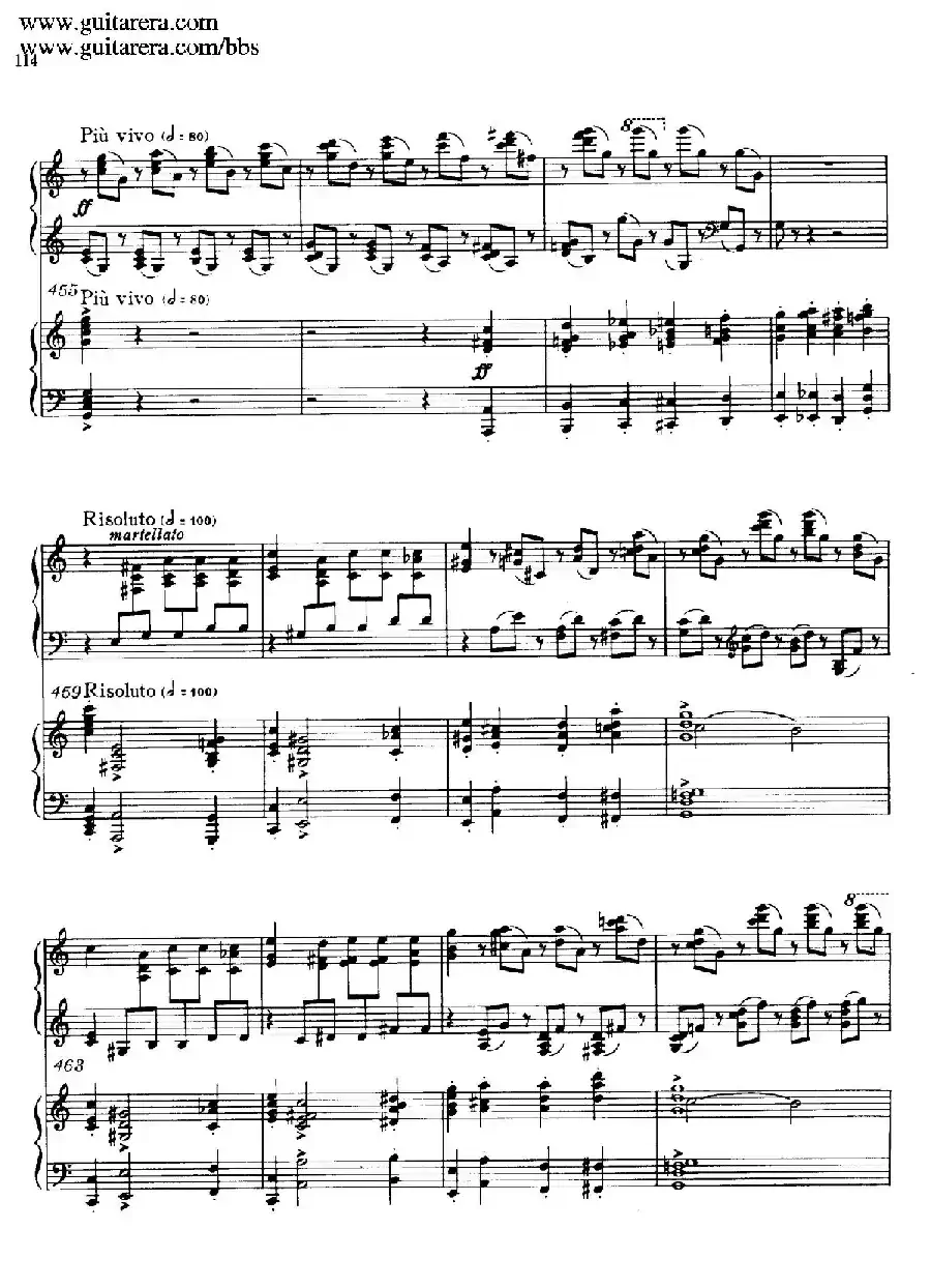 c小调第二钢琴协奏曲 Op.18（双钢琴·第三乐章）