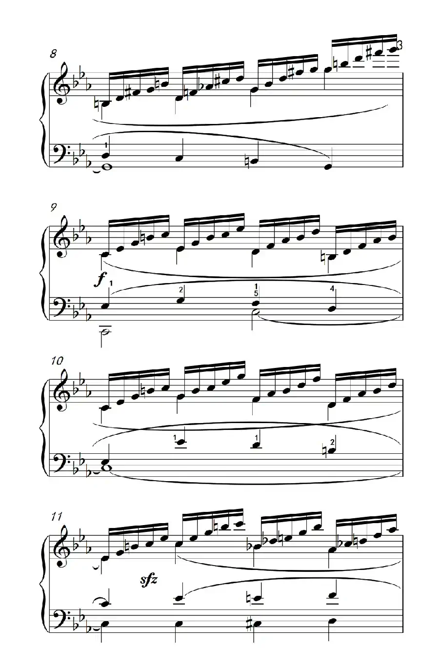 莫什科夫斯基 钢琴练习曲（第十四首）