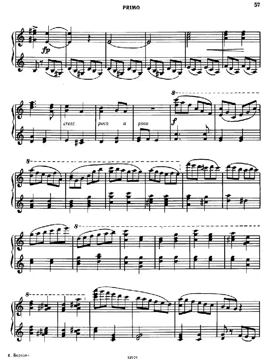 Tarantella in D Major（D大调塔兰泰拉舞曲·四手联弹）
