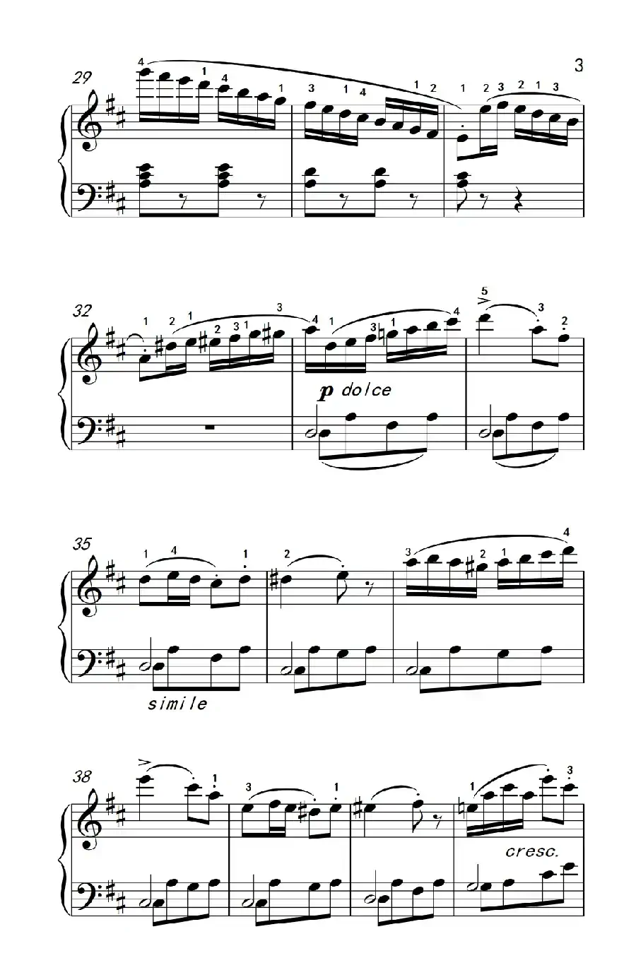 第三级 1.愉快的旅行(中央音乐学院 钢琴(业余)考级教程 1-3级)