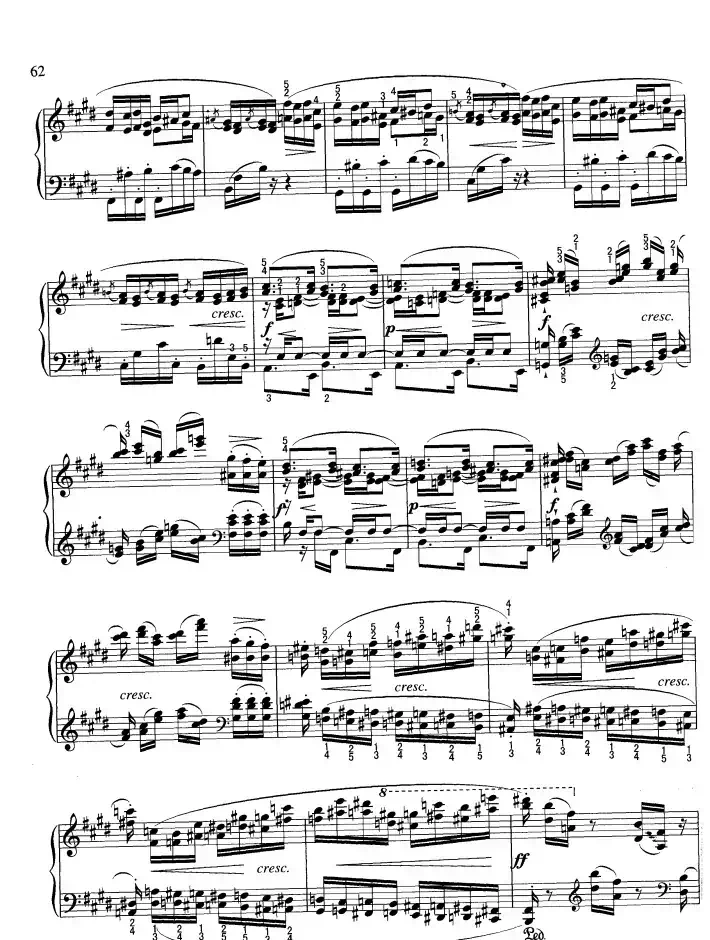 练习曲（Op.72 10-3）