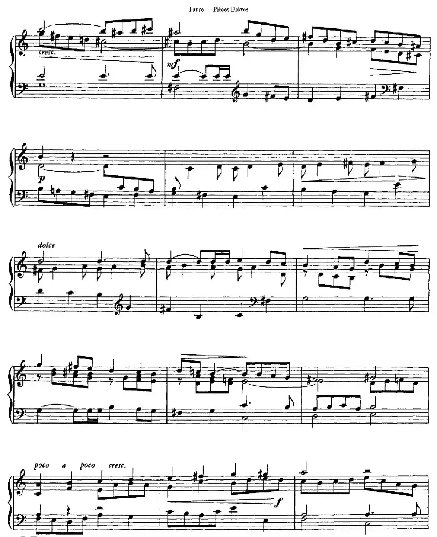 Pieces Breves Op.84（Ⅲ）