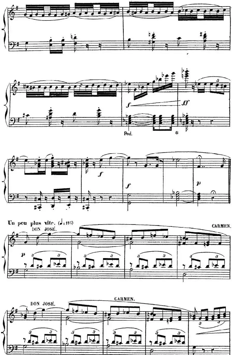 Carmen for Solo Piano（卡门全剧钢琴独奏版）（No.16）