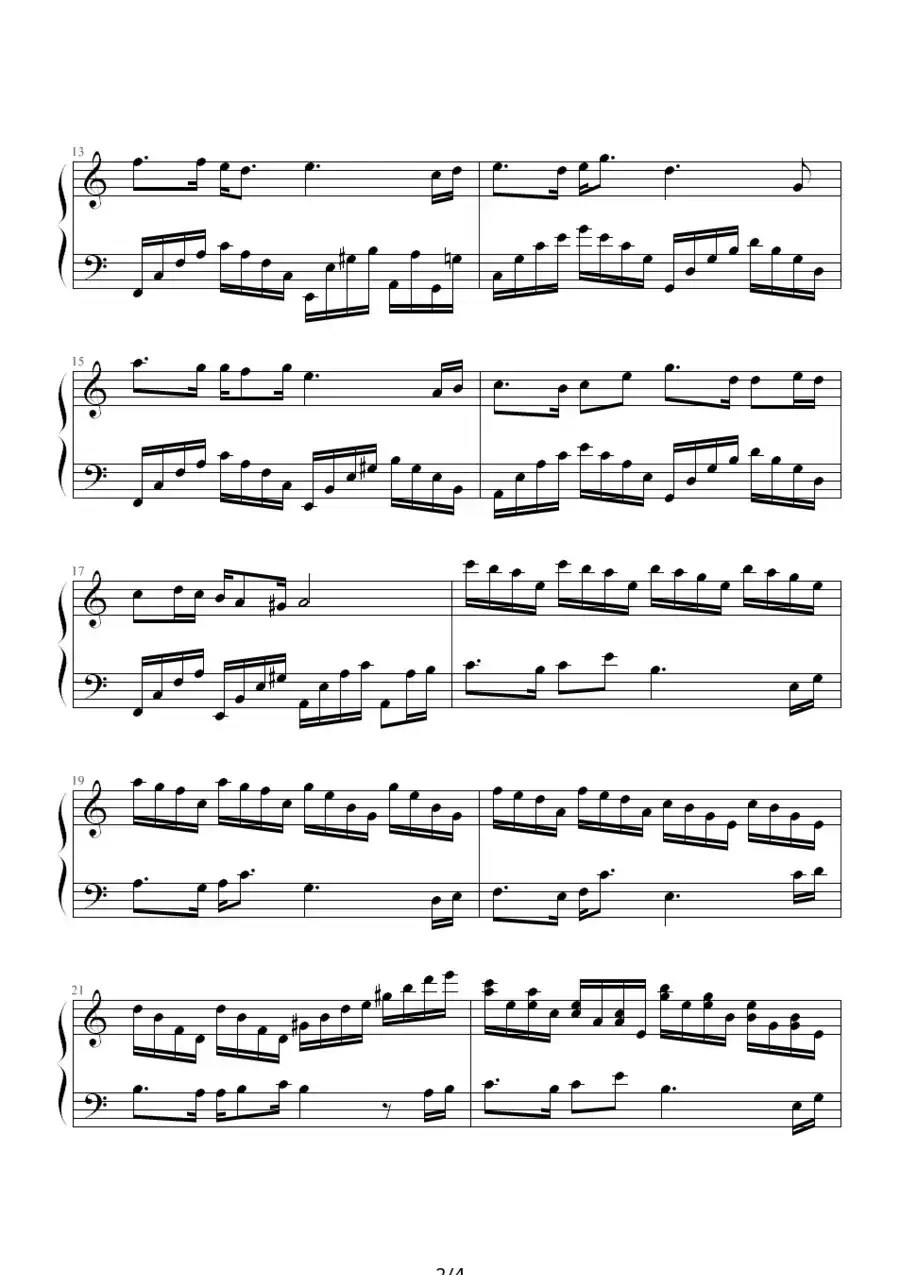 天空之城（黄伟编配版本）