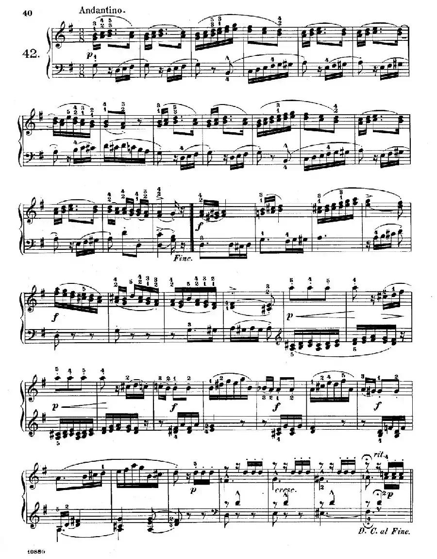 Etudes Enfantines Op.37（儿童钢琴练习曲 第40——45首）