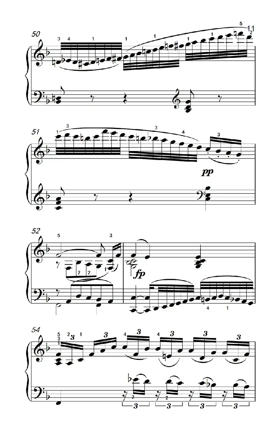 奏鸣曲 Opus 2 Nr.1 第二乐章(贝多芬奏鸣曲集 1)