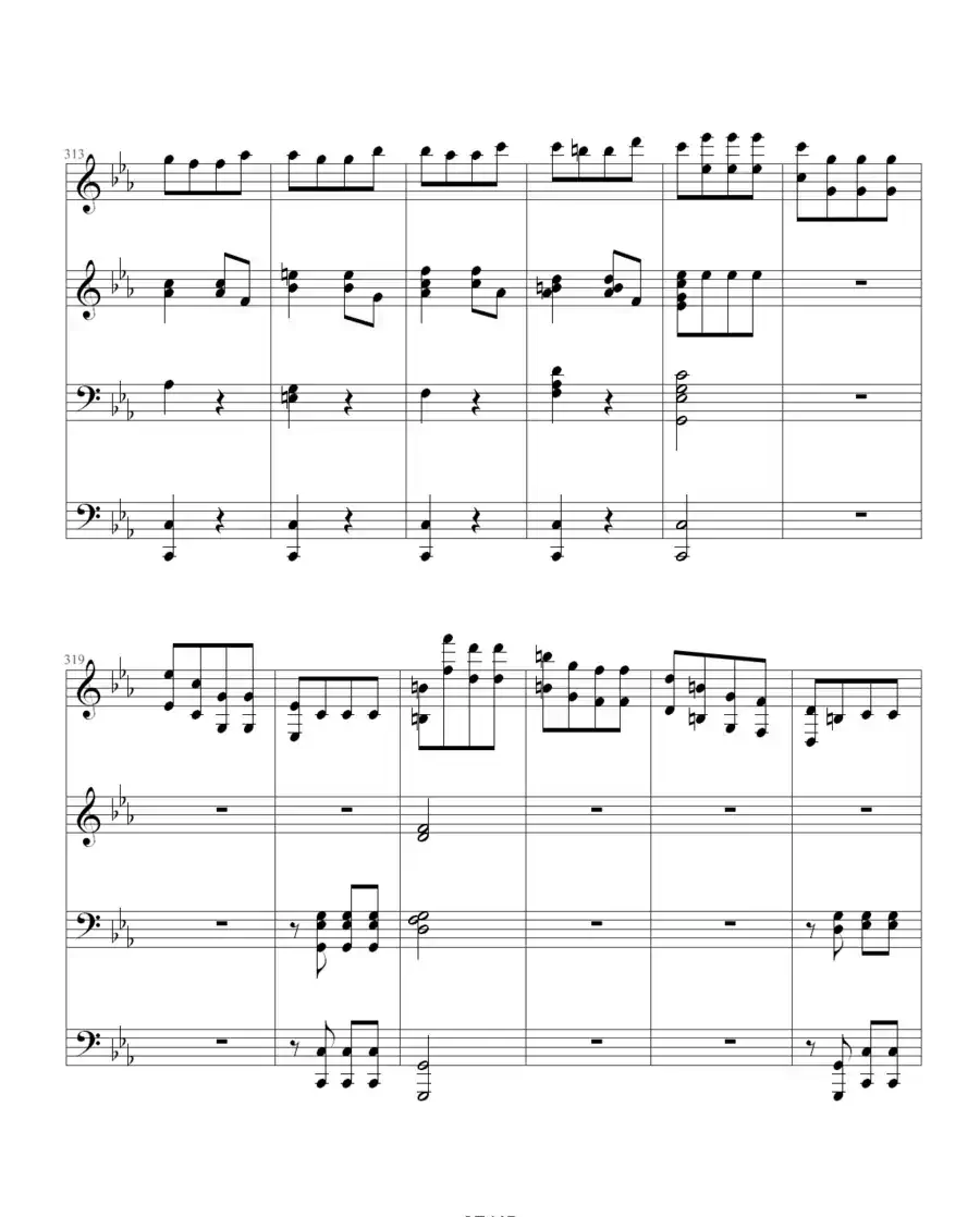 命运交响曲(四手联弹)