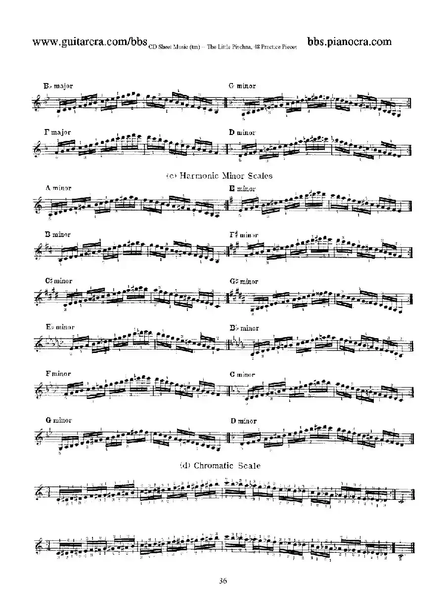 48 Practice Pieces（四十八首钢琴练习曲）