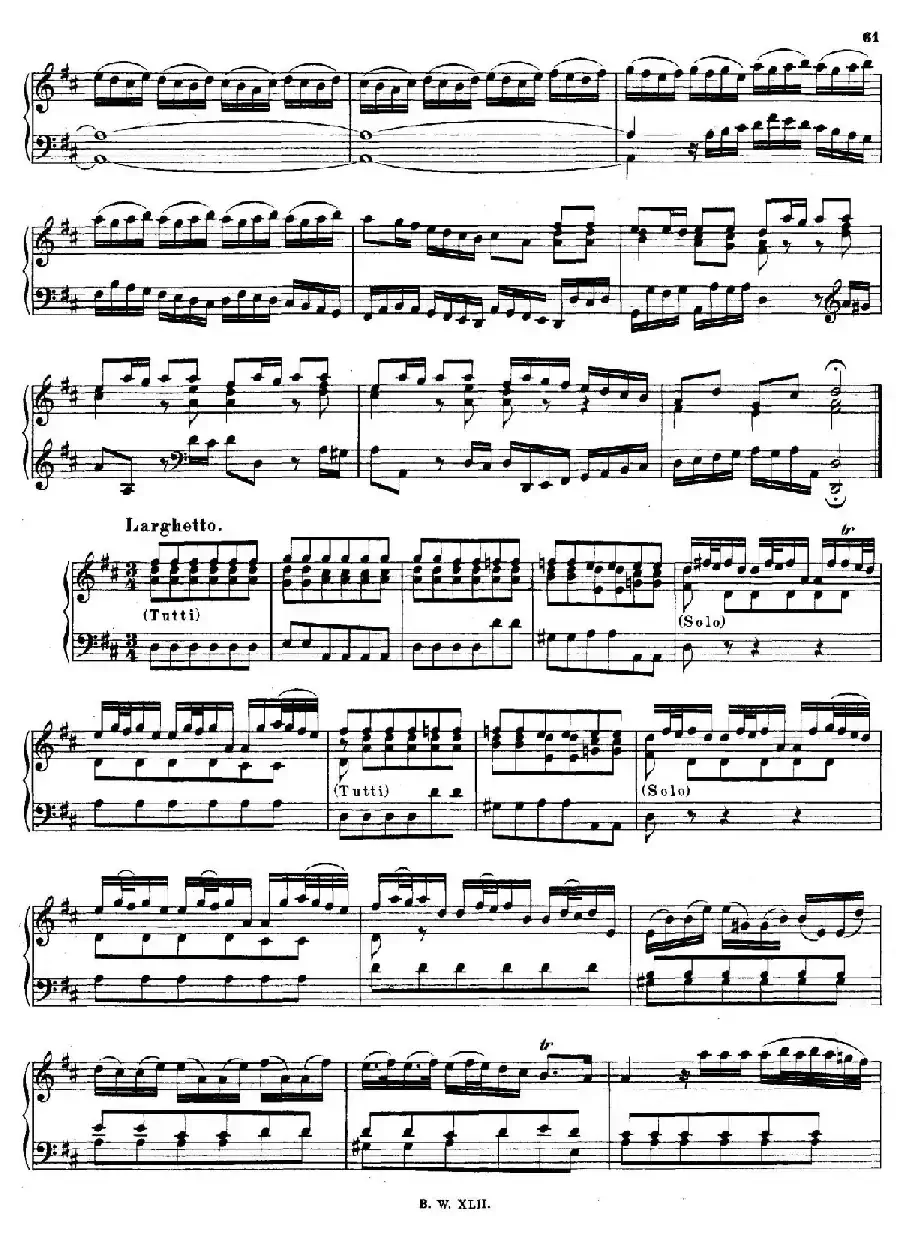 16 Concertos  BWV 972-987（十六首为独奏古钢琴而作的协奏曲）（P1——10）