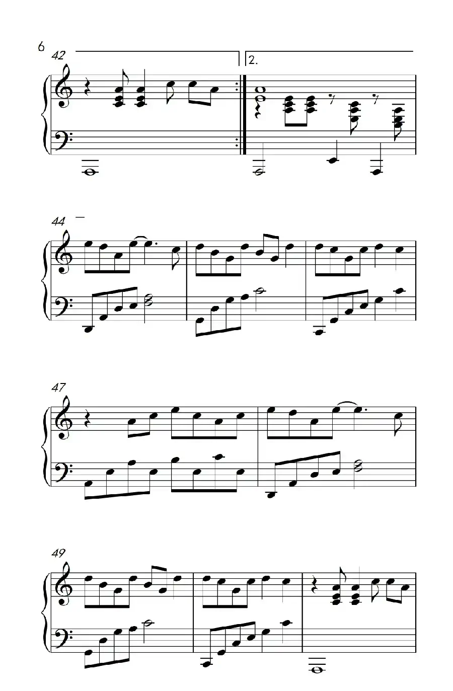 日不落(《弹吧音教》制谱版)