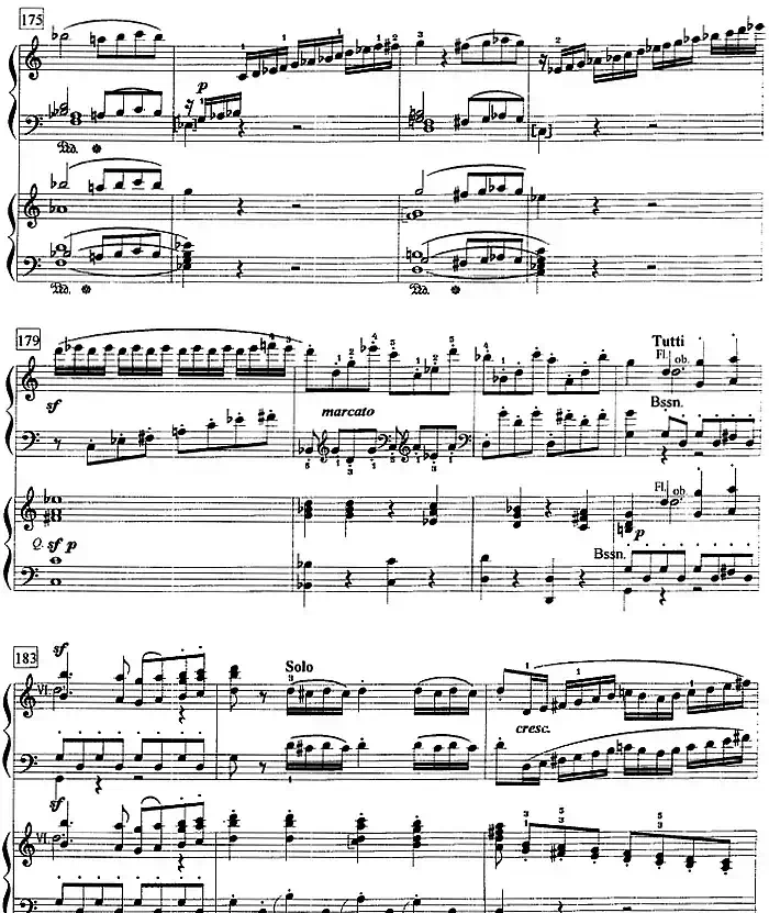 钢琴教程第八级 大型乐曲（C大调第一钢琴协奏曲 Op.15 第一乐章）