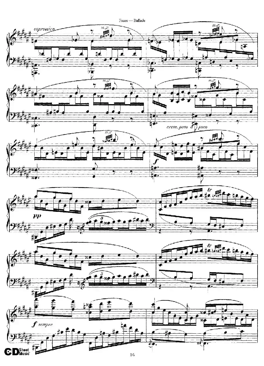 Ballade Op.19（叙事曲）