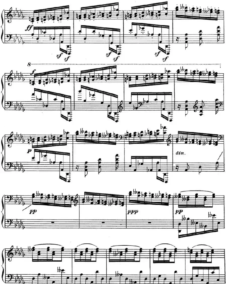 斯克里亚宾 钢琴练习曲 Op.8 No.10 Alexander Scriabin Etudes