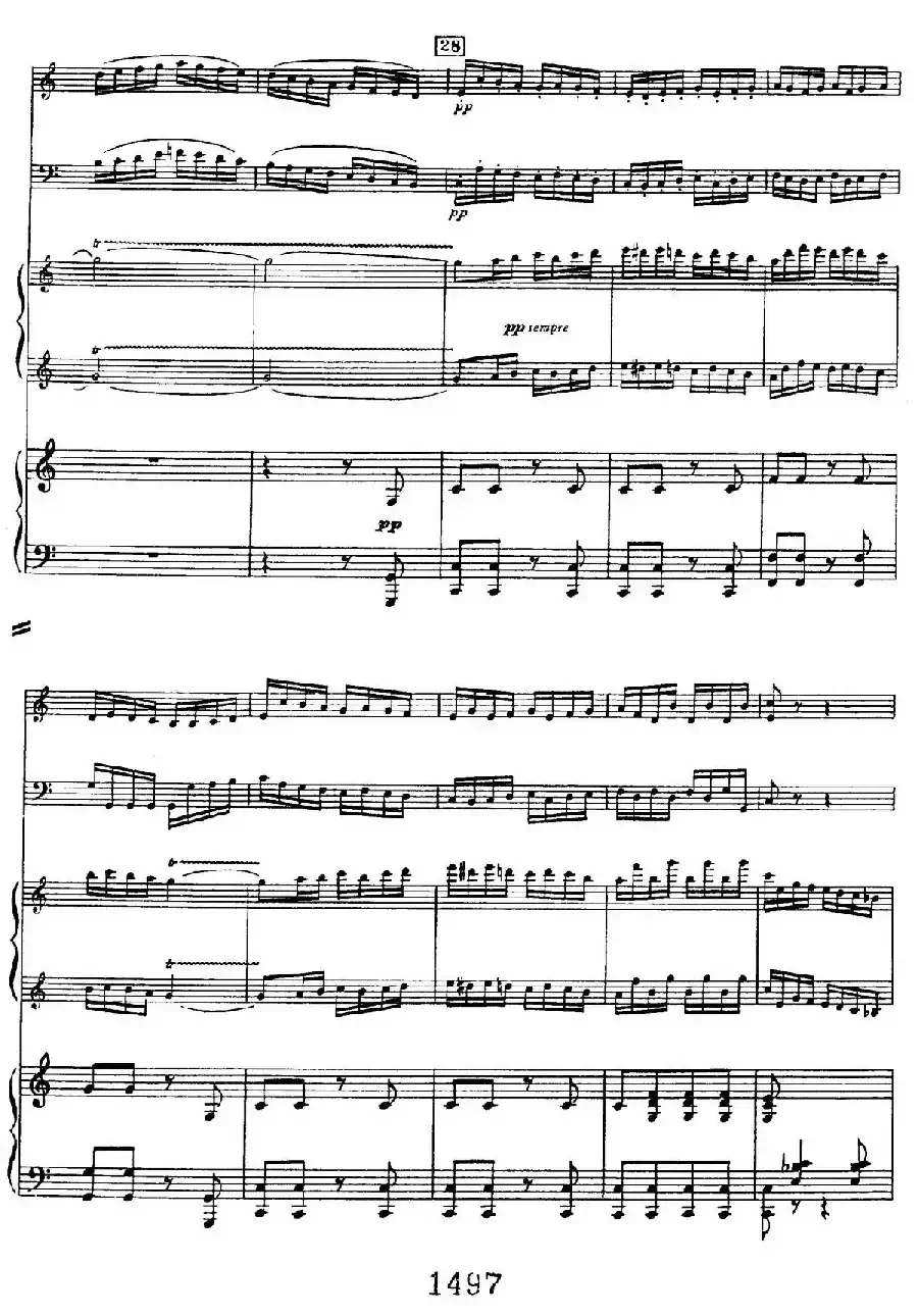 Triple Concerto in C Major Op.56（C大调三重协奏曲·双钢琴·Ⅲ）