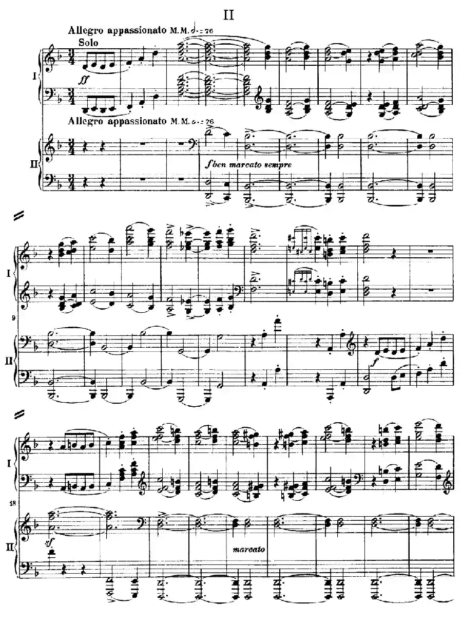 降B大调第二钢琴协奏曲 （P41——50）