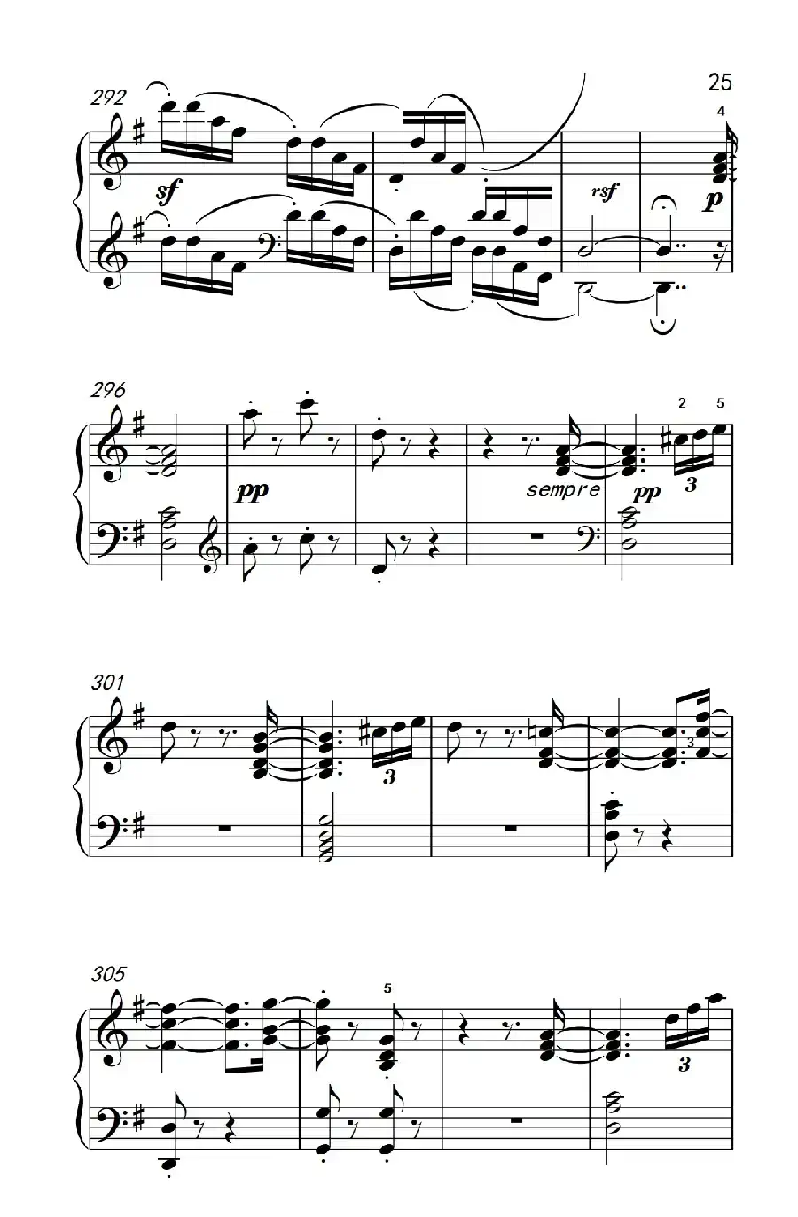 第九级2.G大调奏鸣曲 第一乐章 Op.31 No.1（中央音乐学院 钢琴（业余）考级教程 7-9级）