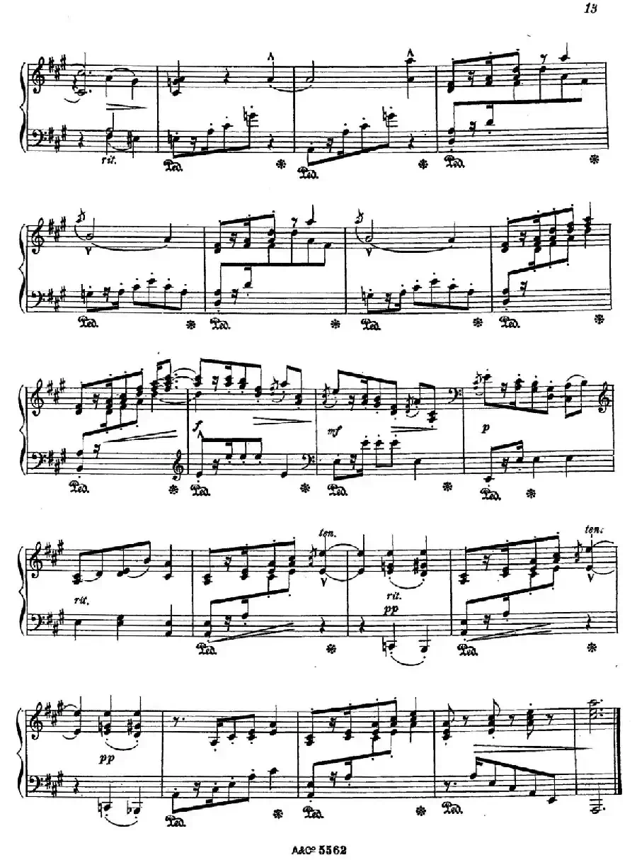 Album Leaf Op.7（纪念册的一页·7）