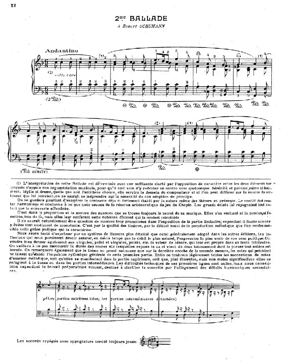 Ballade no.2 in F Major Op.38（F大调第二叙事曲）