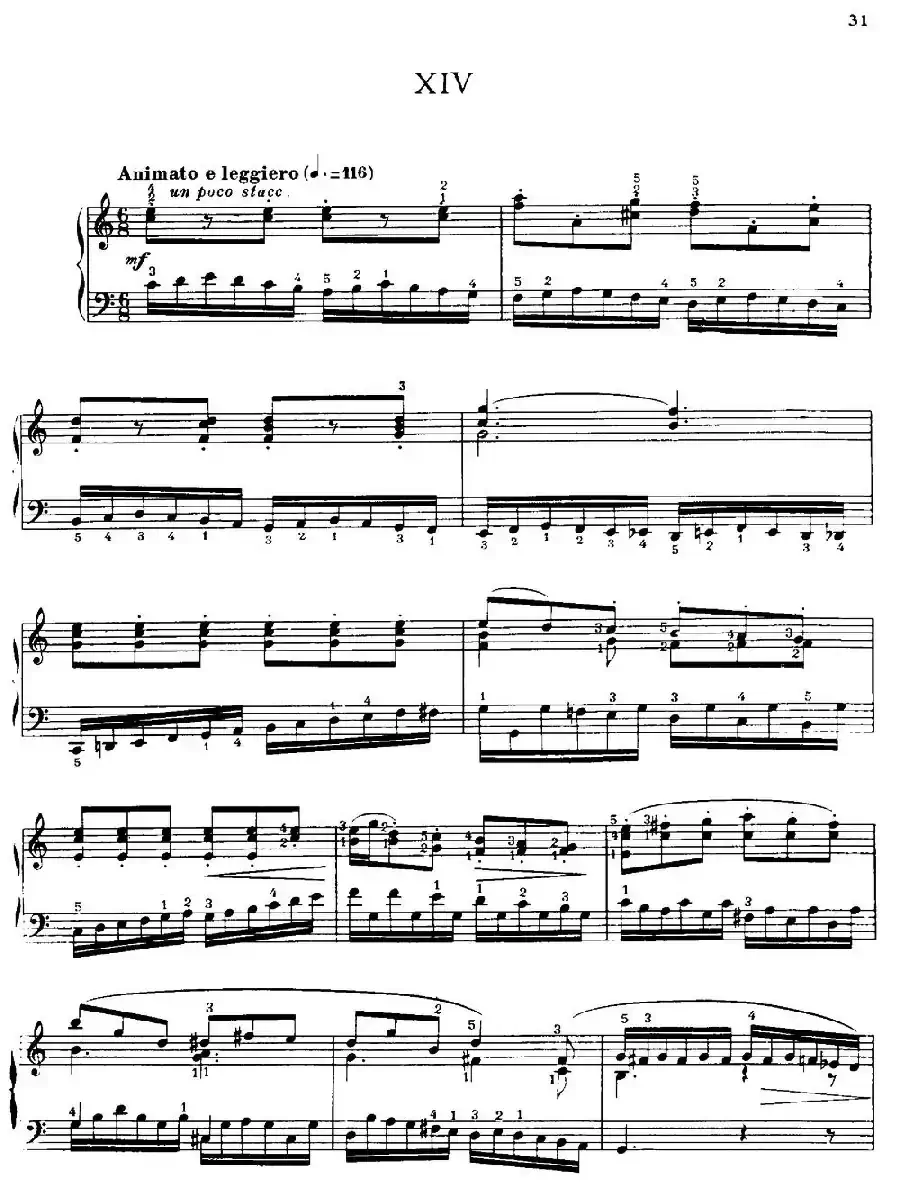 20 Petites Etudes, Op.91(20首小型练习曲)(14)