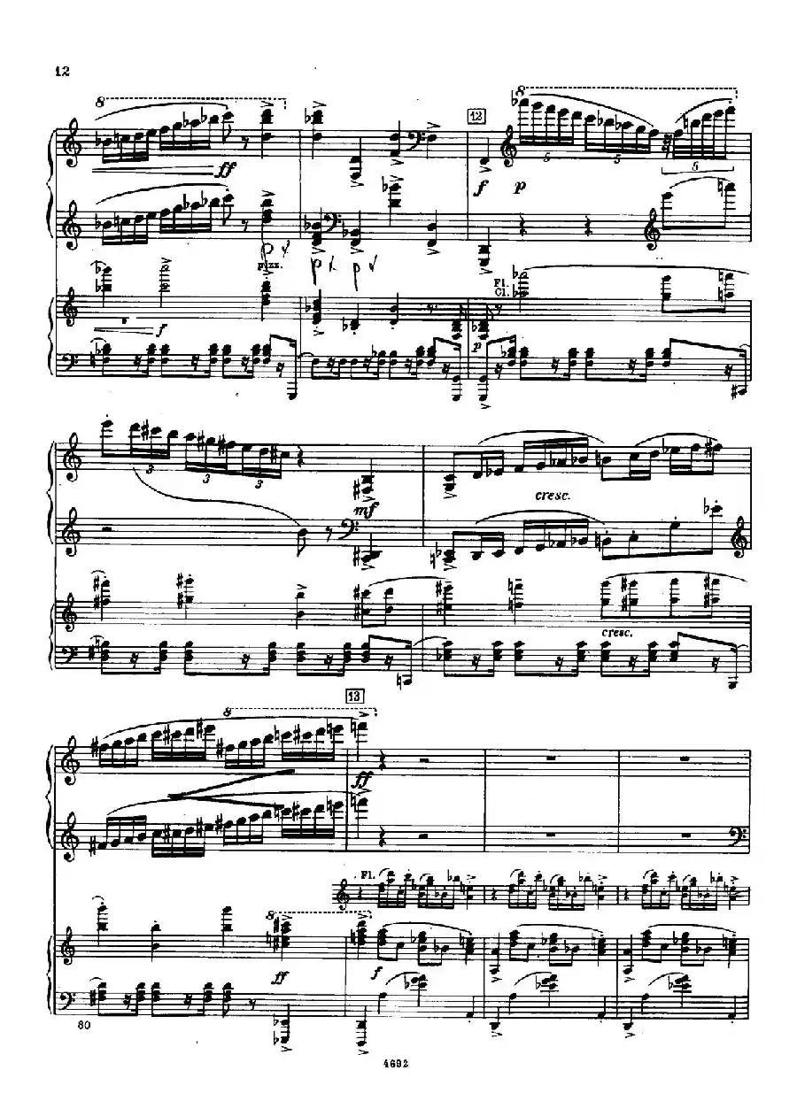 Piano Concerto No.2 in g Minor Op.16（g小调第二钢琴协奏曲·Ⅰ·双钢琴）