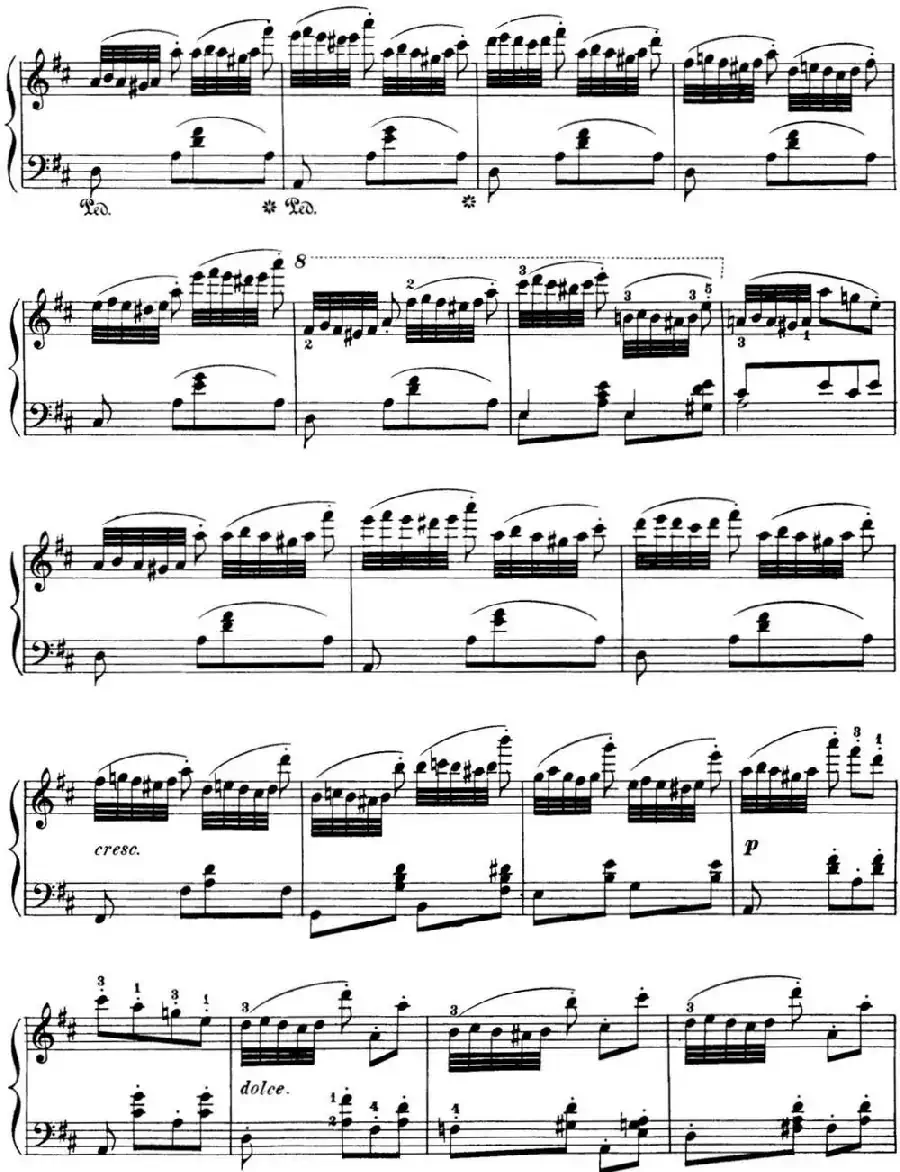 50首车尔尼Op.740钢琴手指灵巧技术练习曲（NO.29）