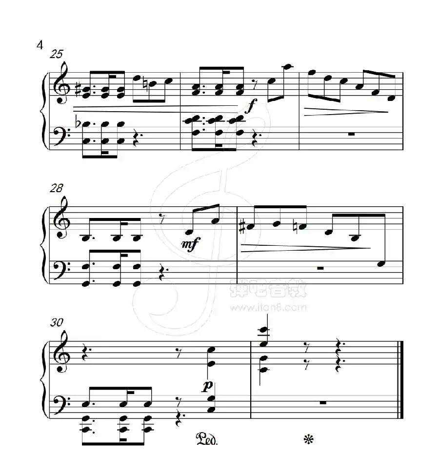 第五级 小变奏曲（中国音乐学院钢琴考级作品1~6级）